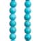 Turquoise Dyed Howlite Round Beads, 8mm by Bead Landing™